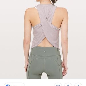 New lululemon faster than light muscle tank